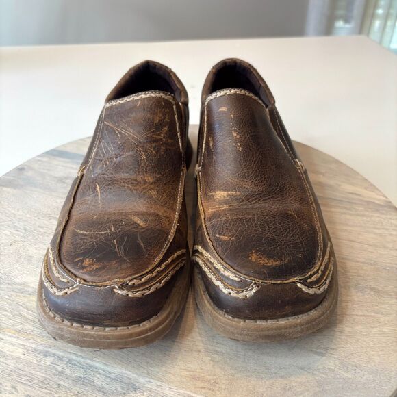 Bed Stu Shoes Men\'s Brown Slip On Casual Brown Leather Loafer Shoes US Size 9.5 main image 6